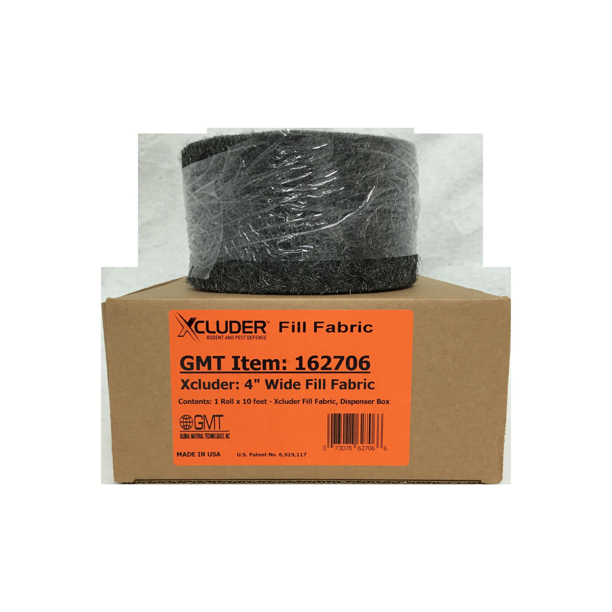 Xcluder - Rodent & Pest Fill Fabric, 4 x 10' ft roll